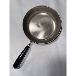 Vintage Revere Ware 7 Inch Skillet Copper Bottom Stainless Steel Pan 1801 USA